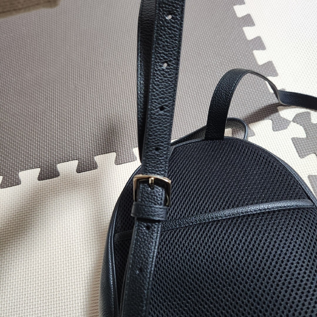 FURLA - FURLA ブラック レザー リュックの通販 by なっちゃん's FURLA - FURLA ブラック レザー リュックの通販 by なっちゃん's
