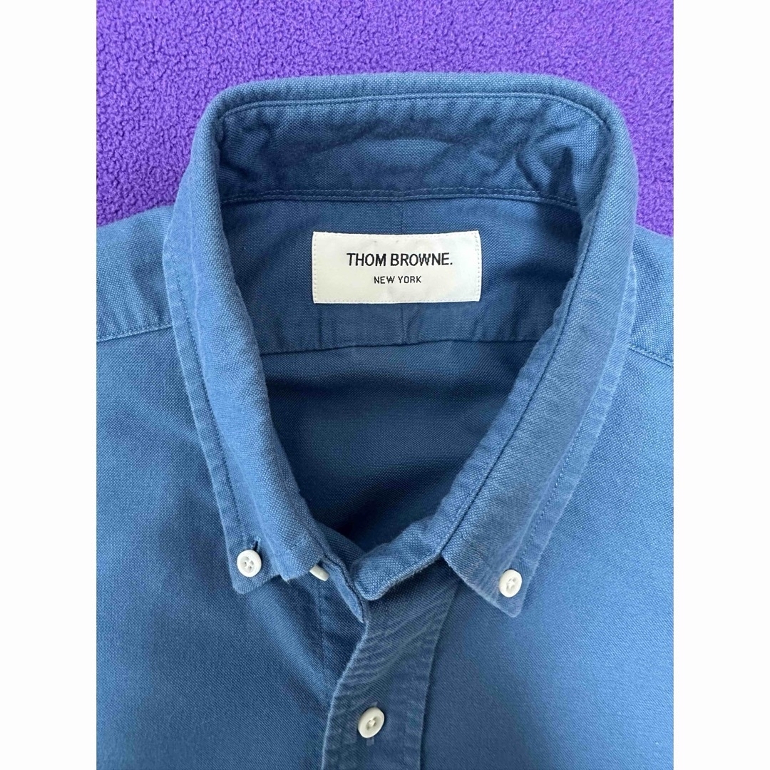 THOM BROWNE - ✨美品✨Thom Browne 4BAR シャツ ブルーの通販 THOM BROWNE - ✨美品✨Thom Browne 4BAR シャツ ブルーの通販
