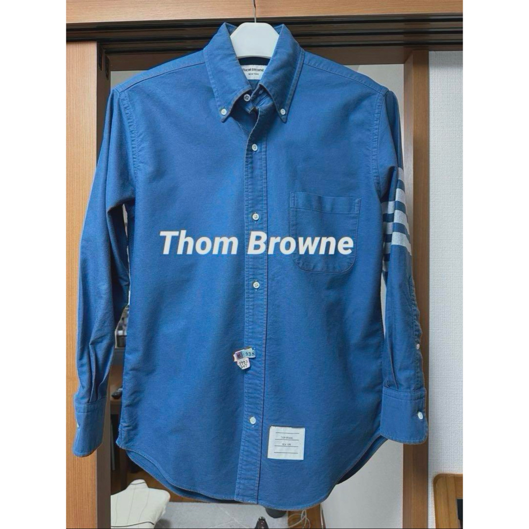 THOM BROWNE - ✨美品✨Thom Browne 4BAR シャツ ブルーの通販 THOM BROWNE - ✨美品✨Thom Browne 4BAR シャツ ブルーの通販