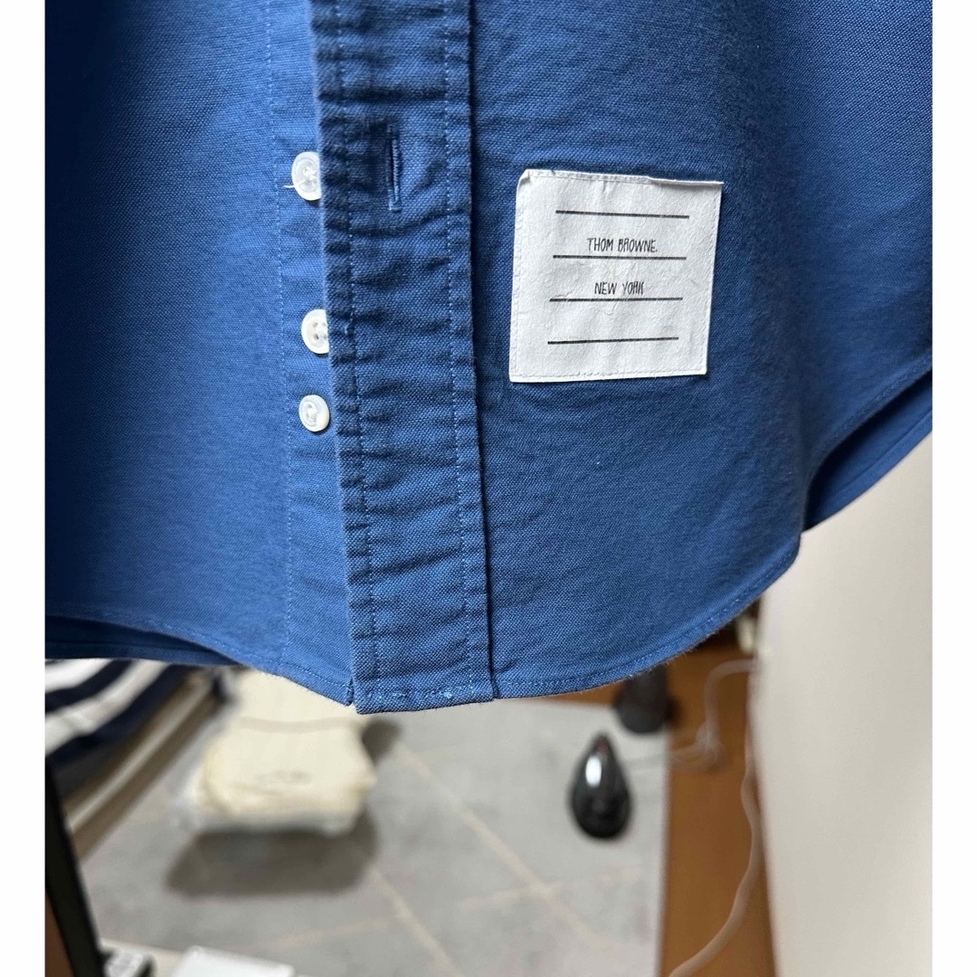 THOM BROWNE - ✨美品✨Thom Browne 4BAR シャツ ブルーの通販 THOM BROWNE - ✨美品✨Thom Browne 4BAR シャツ ブルーの通販