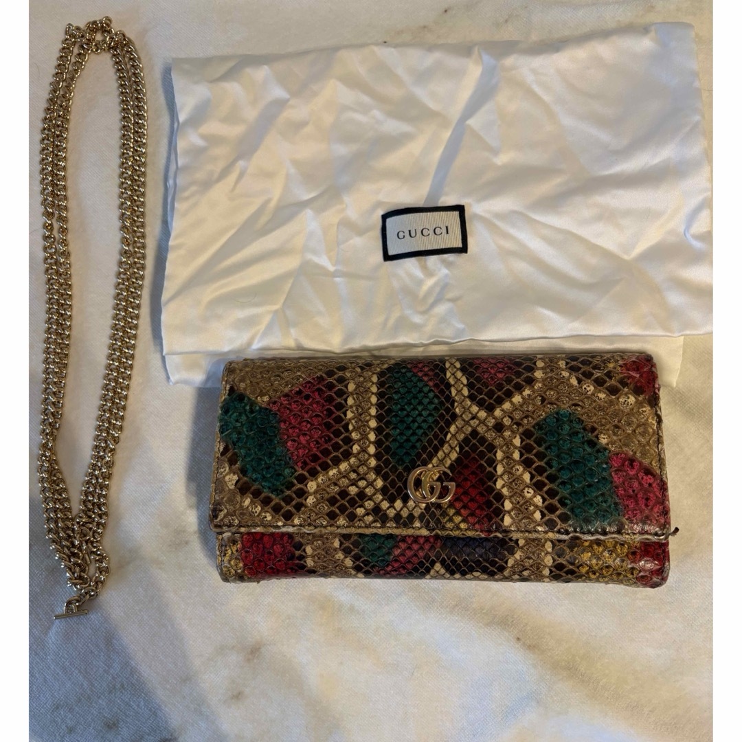 GUCCI - GUCCI♡ヘビ柄♡マルチカラー♡長財布の通販 by pp's GUCCI - GUCCI♡ヘビ柄♡マルチカラー♡長財布の通販 by pp's