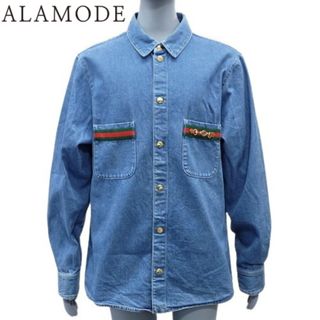GUCCI - 19AW グッチ シルク 総柄 オーバーサイズ シャツ 46 GUCCI - 19AW グッチ シルク 総柄 オーバーサイズ シャツ 46