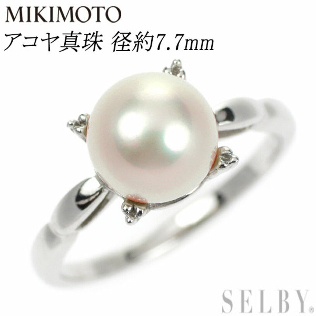 センスのいい お歳暮 K14WG ミキモト - MIKIMOTO アコヤ真珠 ヴィンテージ製品 リング ブレスレット、バングル