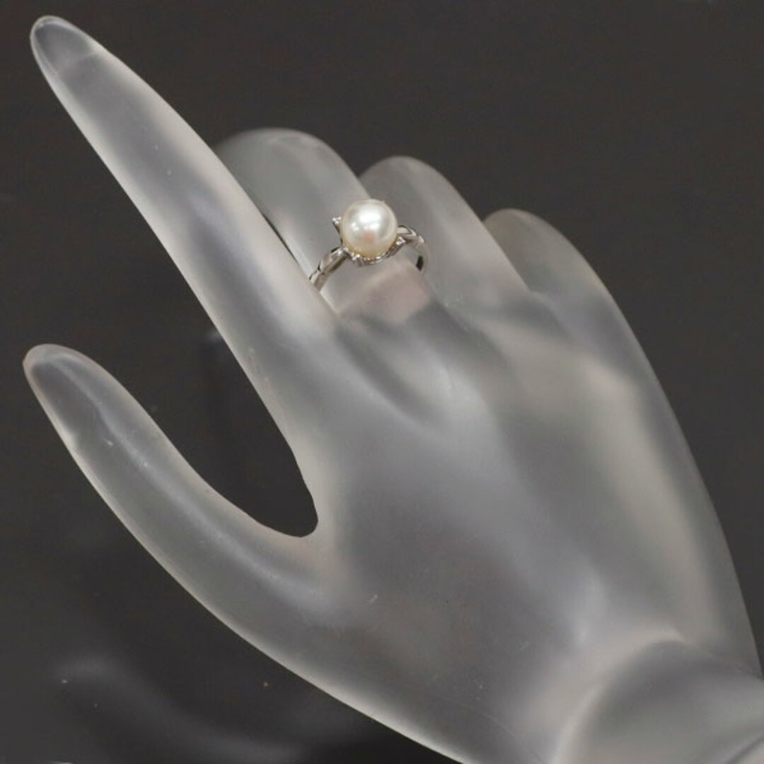 MIKIMOTO - ミキモト K14WG アコヤ真珠 リング ヴィンテージ製品 MIKIMOTO - ミキモト K14WG アコヤ真珠 リング ヴィンテージ製品