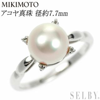 MIKIMOTO - ミキモト K14WG アコヤ真珠 リング ヴィンテージ製品 MIKIMOTO - ミキモト K14WG アコヤ真珠 リング ヴィンテージ製品