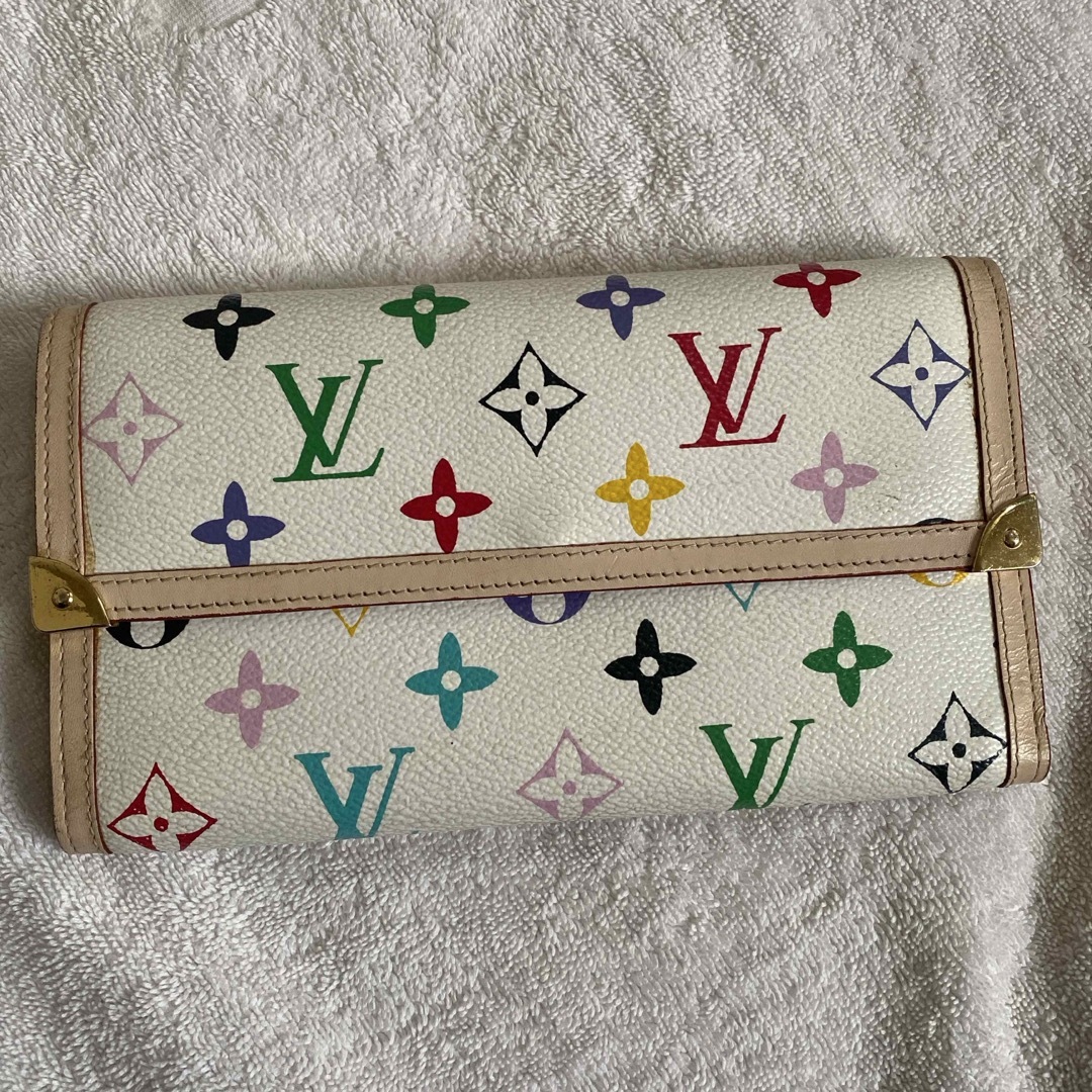 LOUIS VUITTON - ルイヴィトンマルチカラー三つ折り長財布の通販 LOUIS VUITTON - ルイヴィトンマルチカラー三つ折り長財布の通販
