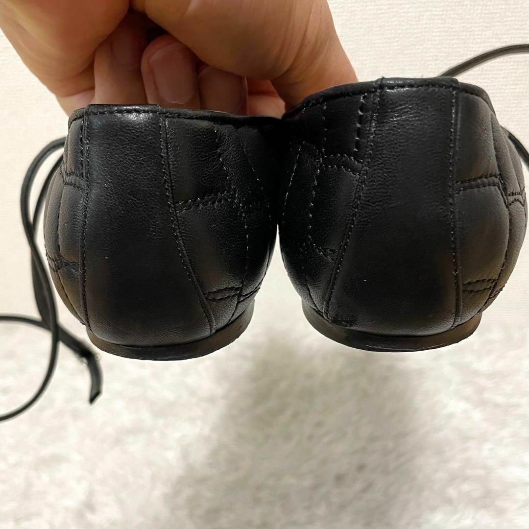 HERMES - 美品! エルメス フラットシューズ ブラック アンクル HERMES - 美品! エルメス フラットシューズ ブラック アンクル