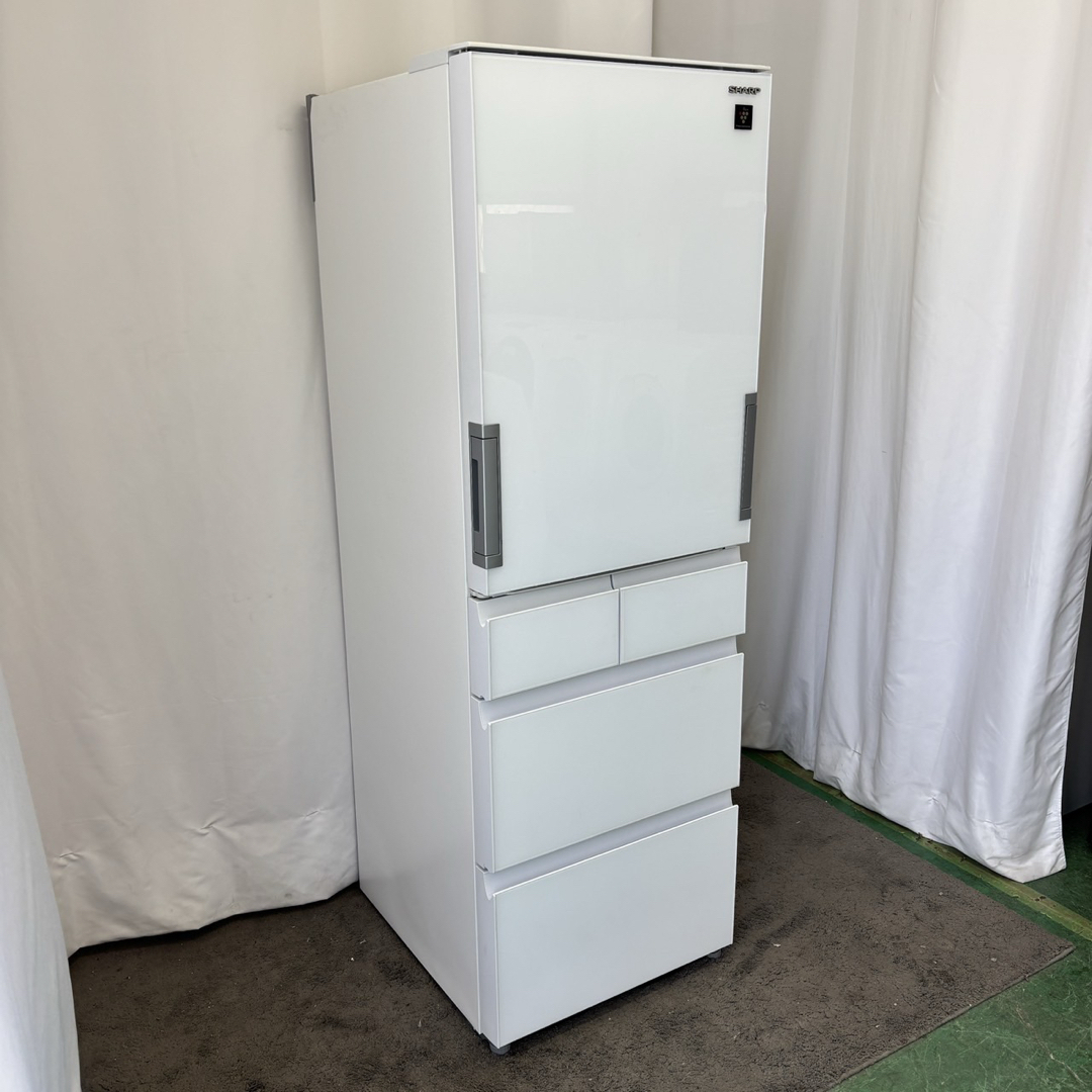 東芝 - 冷蔵庫 シャープ 大型 400㍑級 両開き 自動製氷 中古 東芝 - 冷蔵庫 シャープ 大型 400㍑級 両開き 自動製氷 中古