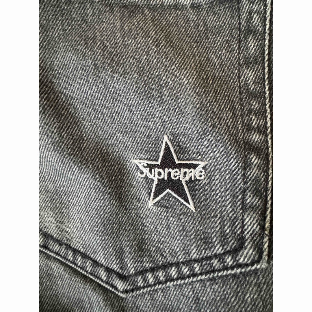 Supreme - SUPREME 21AWスターパッチレギュラーデニムパンツの Supreme - SUPREME 21AWスターパッチレギュラーデニムパンツの