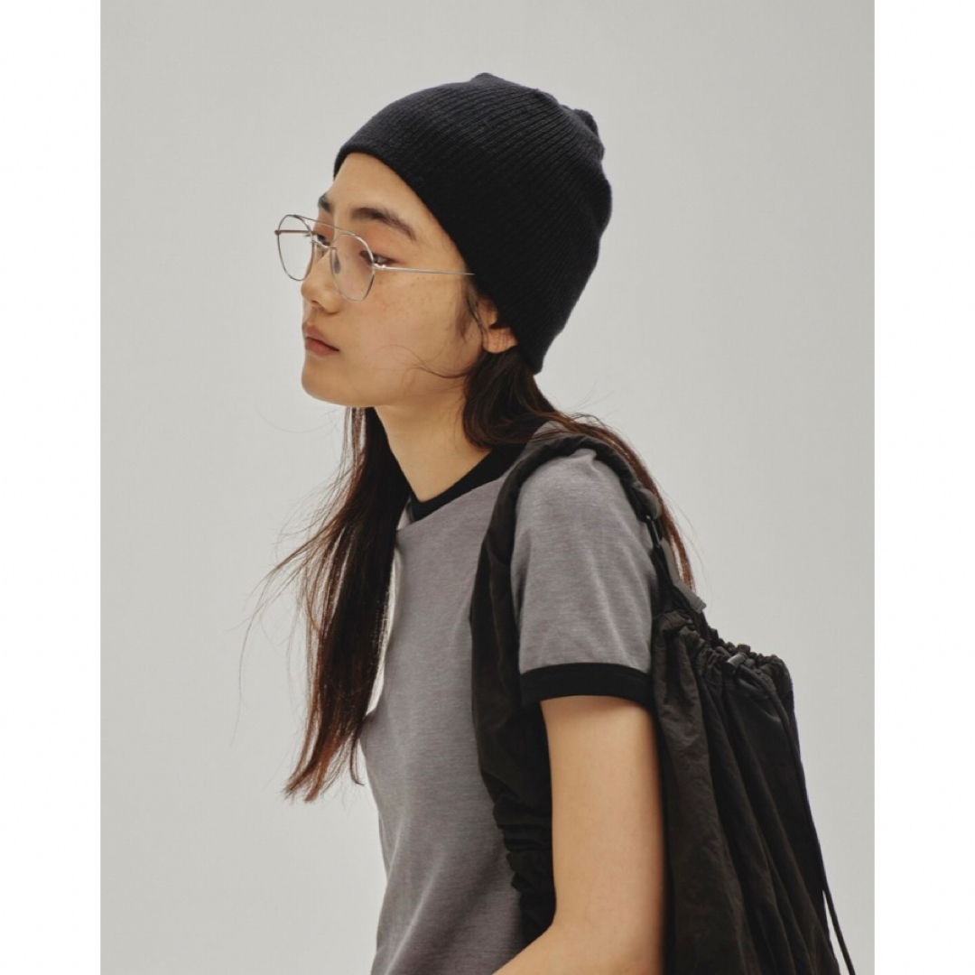 TODAYFUL - TODAYFUL トゥデイフル Summer Knit Beanie ブラック TODAYFUL - TODAYFUL トゥデイフル Summer Knit Beanie ブラック