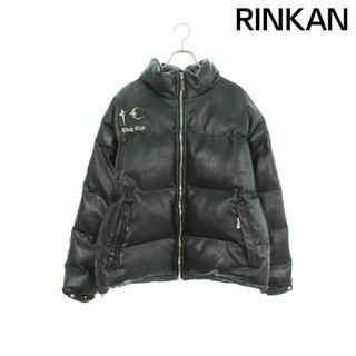 サグクラブ THUG CLUB TC23PA0303 胸ロゴレザーダウンジャケット サグクラブ THUG CLUB TC23PA0303 胸ロゴレザーダウンジャケット
