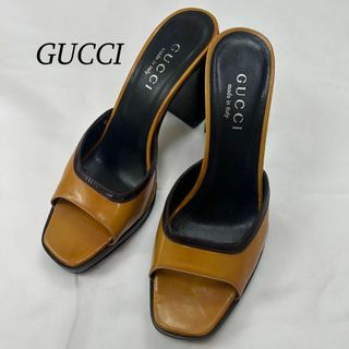 GUCCI - F713 22.5cm グッチ イタリア製 エナメル サンダル GUCCI - F713 22.5cm グッチ イタリア製 エナメル サンダル