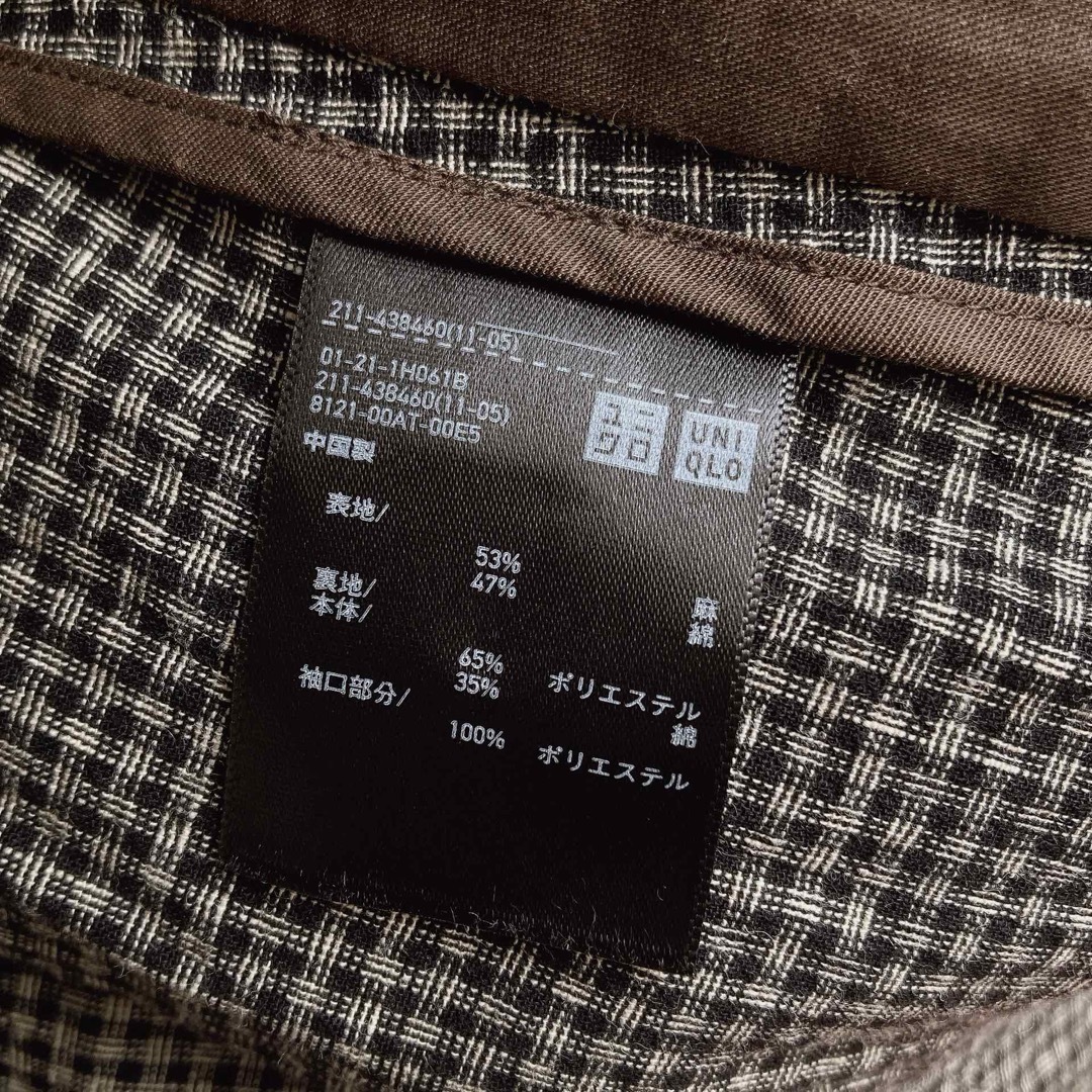 UNIQLO - ユニクロ×イネス テーラード ジャケット ギンガム UNIQLO - ユニクロ×イネス テーラード ジャケット ギンガム