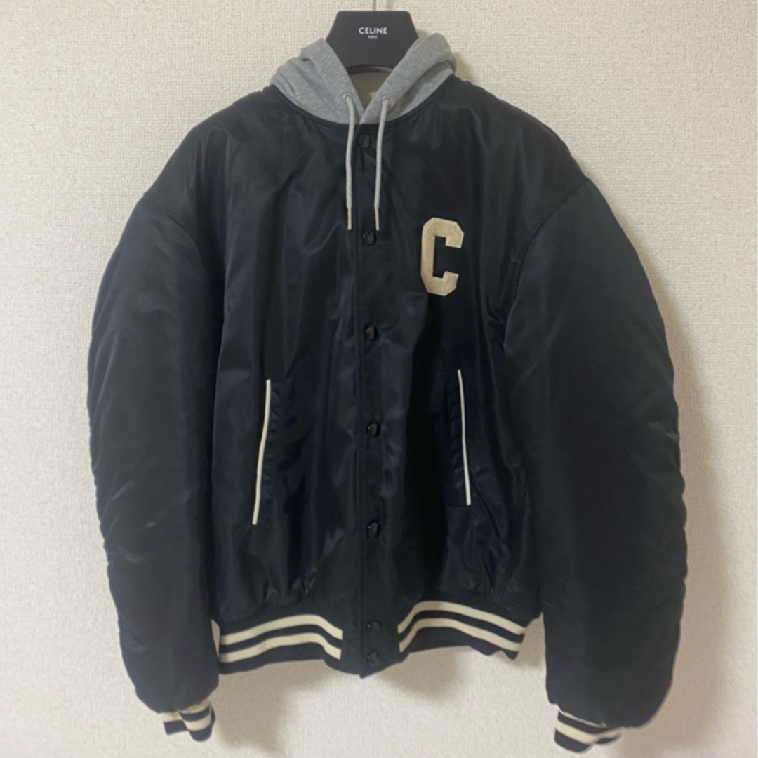 CELINE - CELINE フード付き オーバーサイズ テディジャケット CELINE - CELINE フード付き オーバーサイズ テディジャケット