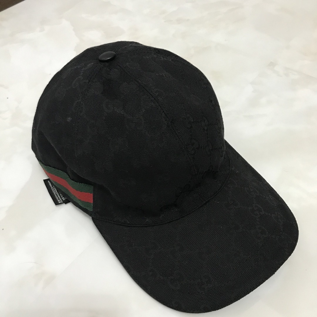 GUCCI - GUCCI キャップ 黒 Mサイズ58cmの通販 by WAKA sister's GUCCI - GUCCI キャップ 黒 Mサイズ58cmの通販 by WAKA sister's