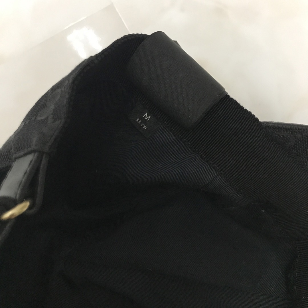 GUCCI - GUCCI キャップ 黒 Mサイズ58cmの通販 by WAKA sister's GUCCI - GUCCI キャップ 黒 Mサイズ58cmの通販 by WAKA sister's