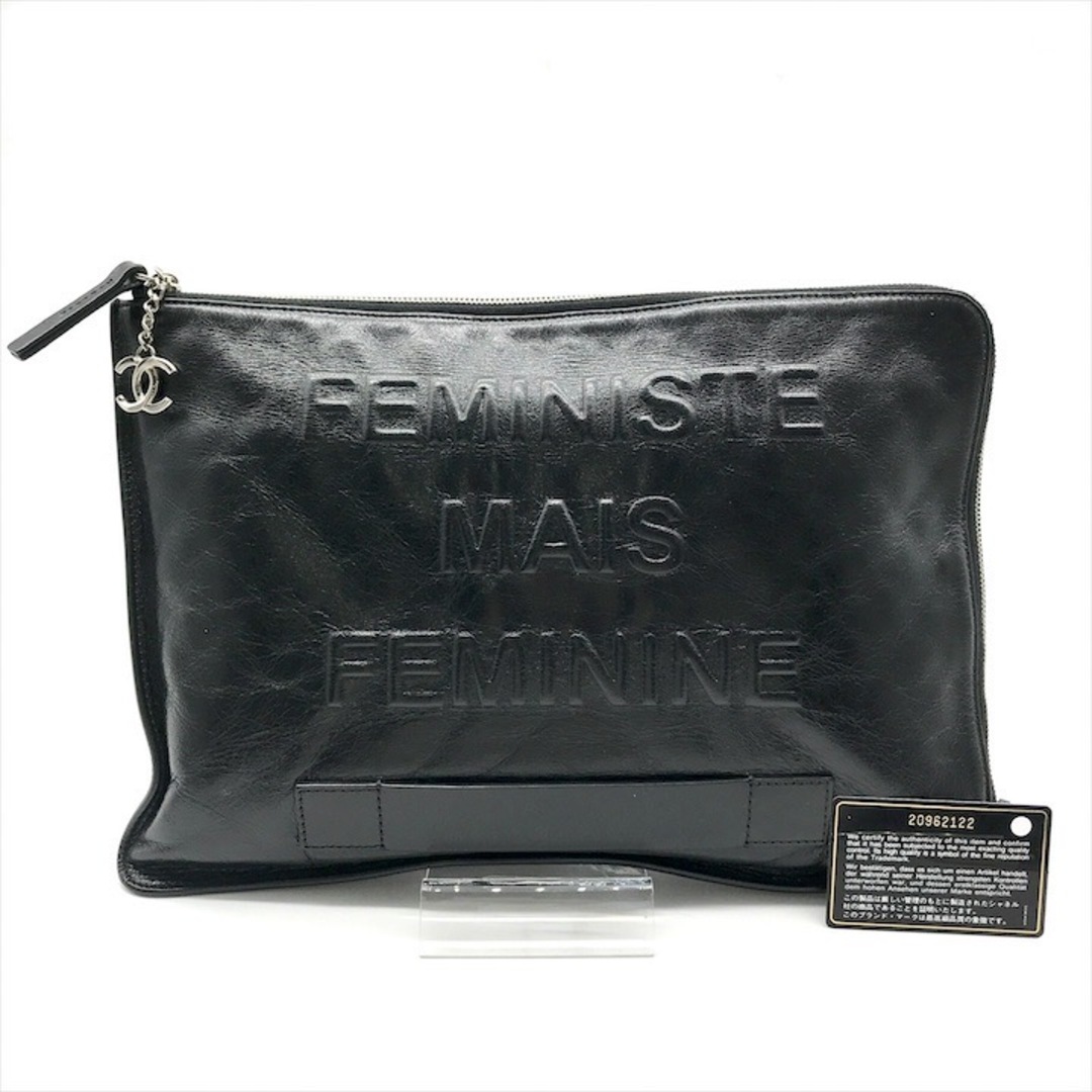 CHANEL - 良品 CHANEL シャネル ココマーク レザー クラッチ CHANEL - 良品 CHANEL シャネル ココマーク レザー クラッチ