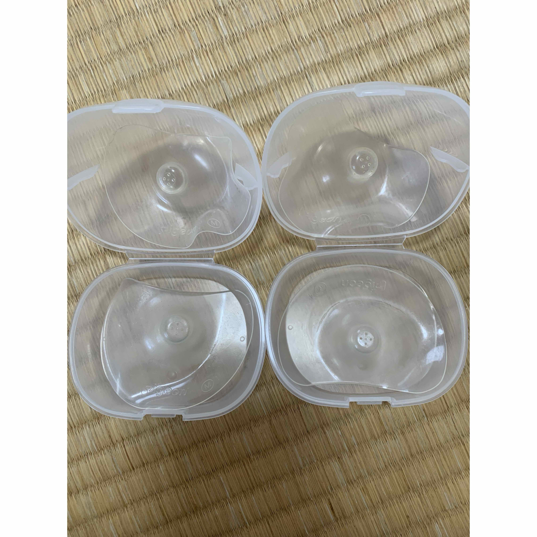 Pigeon(ピジョン)の乳頭保護器 ソフト 2組×2セット ※ケースなし キッズ/ベビー/マタニティのマタニティ(その他)の商品写真
