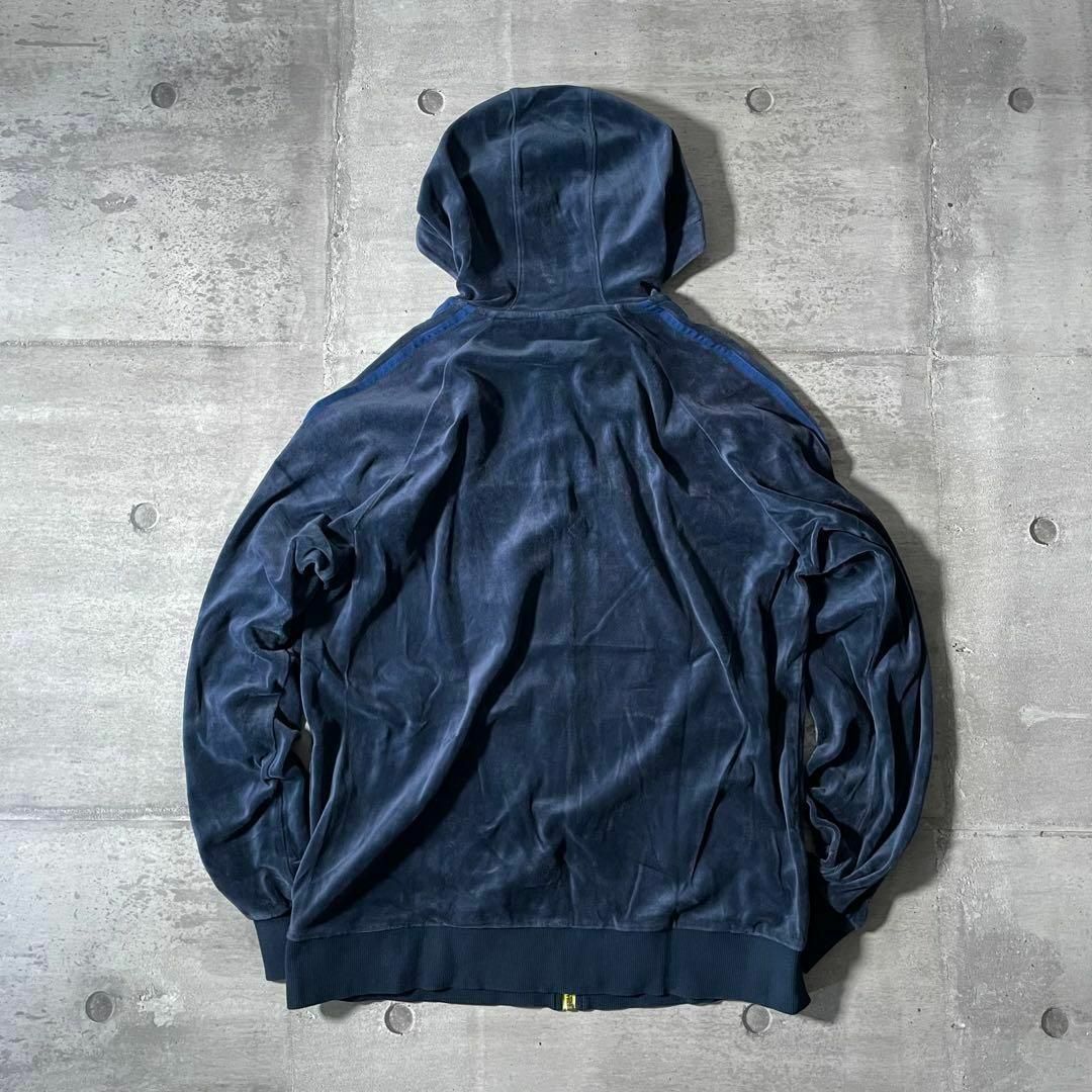 adidas - y2k adidas ベロア セットアップ ライン トラック adidas - y2k adidas ベロア セットアップ ライン トラック