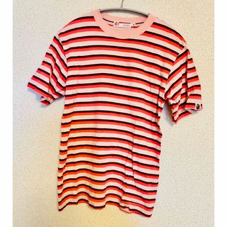 A BATHING APE - BAPE X BLACK EYE PATCH COLLEGE MINI TEEの A BATHING APE - BAPE X BLACK EYE PATCH COLLEGE MINI TEEの