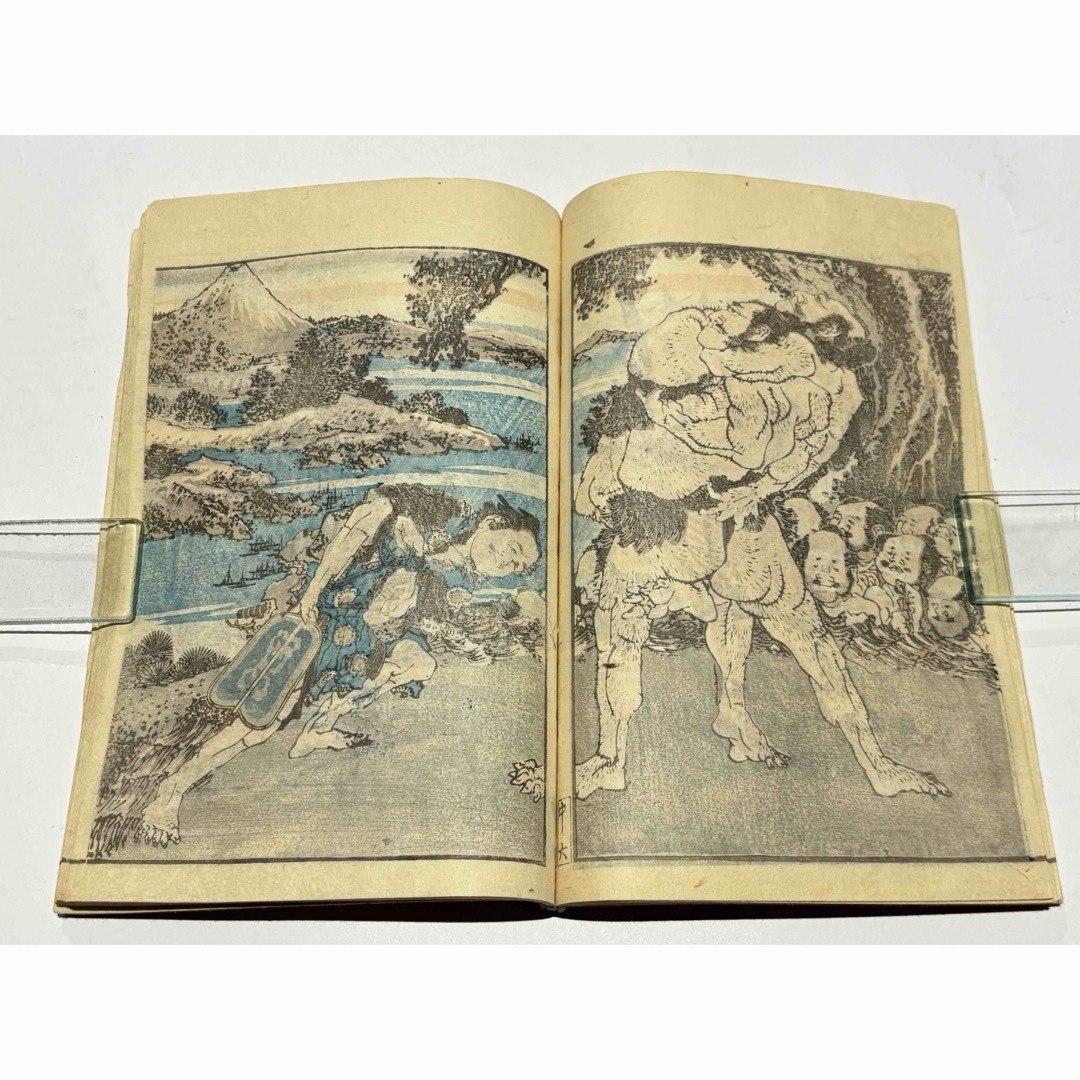 北斎画譜 中巻」葛飾北斎 明治期刊 1冊|和本 古典籍 浮世絵 の 北斎画譜 中巻」葛飾北斎 明治期刊 1冊|和本 古典籍 浮世絵 の