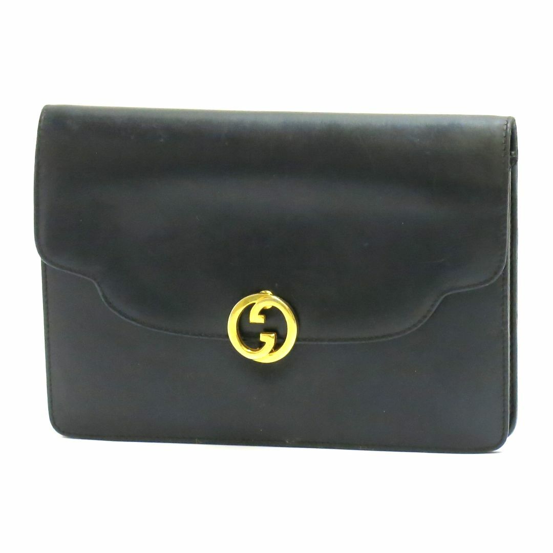 GUCCI - グッチ ヴィンテージ クラッチバッグ レザー GUCCI - グッチ ヴィンテージ クラッチバッグ レザー
