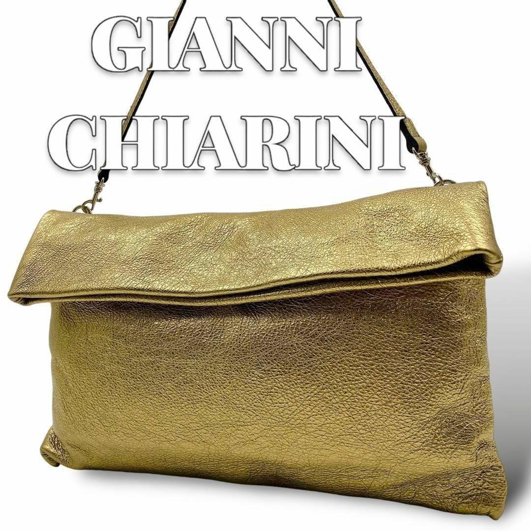 GIANNI CHIARINI - 美品 GIANNI CHIARINI ワンショルダーバッグ 8516
