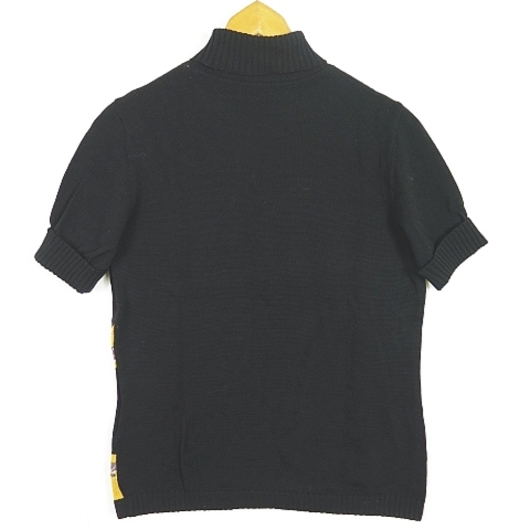 LEONARD - LEONARD FASHION タートルネック ニットソー 半袖 LEONARD - LEONARD FASHION タートルネック ニットソー 半袖