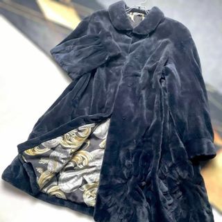 SAGA FURS - 裾周り190 SAGA MINK ロングコート ネイビー XL相当 SAGA FURS - 裾周り190 SAGA MINK ロングコート ネイビー XL相当