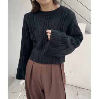 CAPRICIEUX LE'MAGE - FOXカシミアボートネックニットの通販 by CAPRICIEUX LE'MAGE - FOXカシミアボートネックニットの通販 by