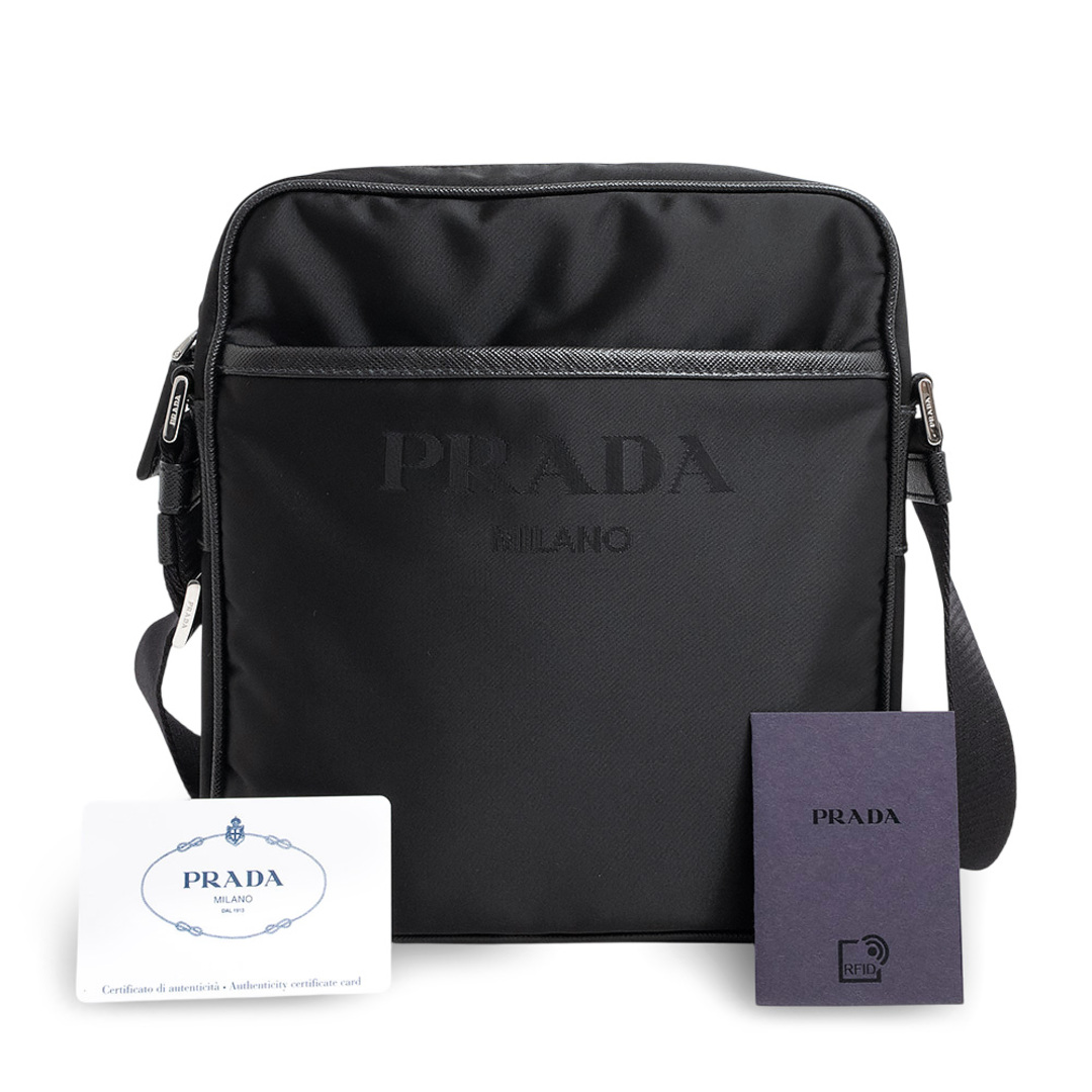 PRADA - プラダ 三角ロゴプレート クロスボディ ショルダー PRADA - プラダ 三角ロゴプレート クロスボディ ショルダー