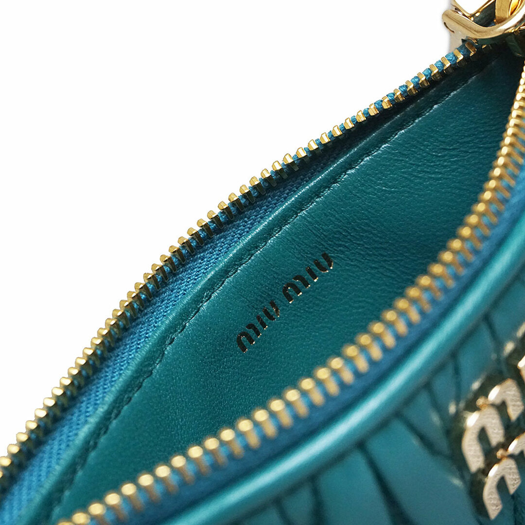MIU MIU - ミュウミュウ ギャザー ポーチウォレット コイン MIU MIU - ミュウミュウ ギャザー ポーチウォレット コイン
