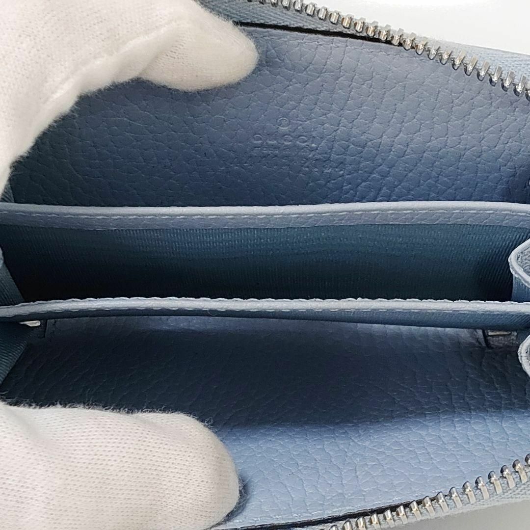 GUCCI - グッチ ダブルG ジップアラウンドウォレット レザー GUCCI - グッチ ダブルG ジップアラウンドウォレット レザー