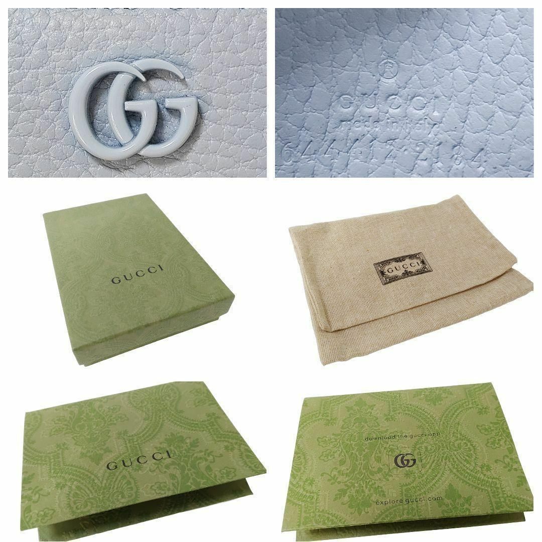 GUCCI - グッチ ダブルG ジップアラウンドウォレット レザー GUCCI - グッチ ダブルG ジップアラウンドウォレット レザー