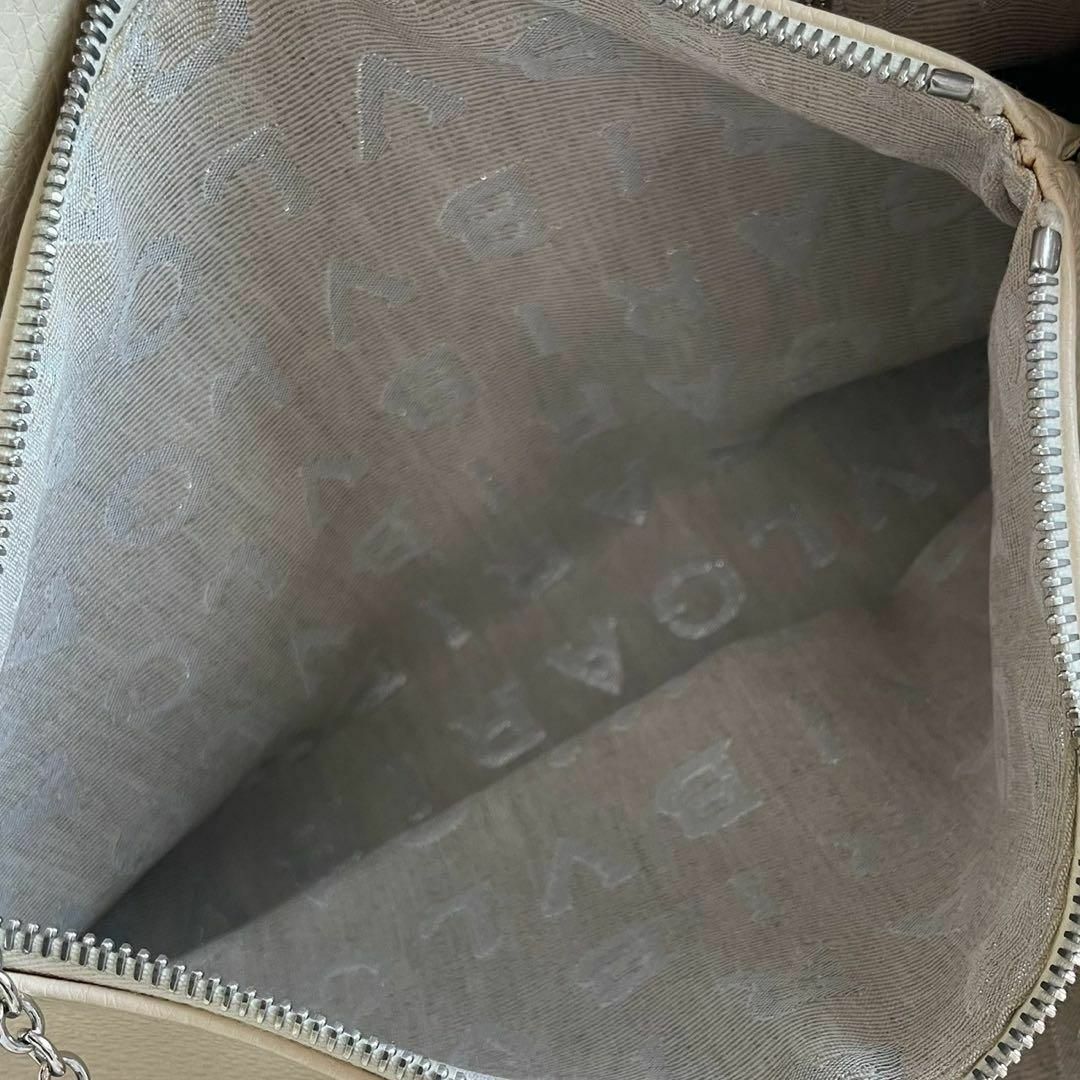 BVLGARI - 美品✨ BVLGARI トートバッグ アイボリー サークル BVLGARI - 美品✨ BVLGARI トートバッグ アイボリー サークル