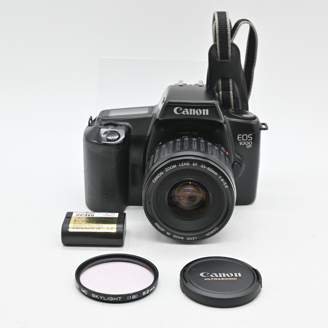 難有品】Canon 1000QD フィルムカメラ 35-80mmレンズ付きの通販 難有品】Canon 1000QD フィルムカメラ 35-80mmレンズ付きの通販