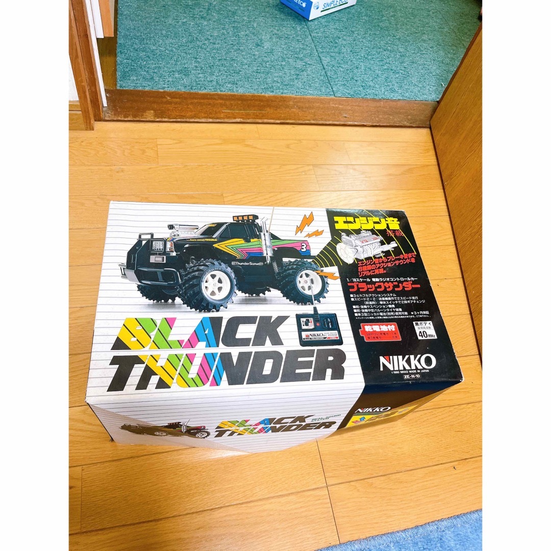 NIKKO - NIKKO ブラックサンダー ラジコンカー 箱付き レア NIKKO - NIKKO ブラックサンダー ラジコンカー 箱付き レア