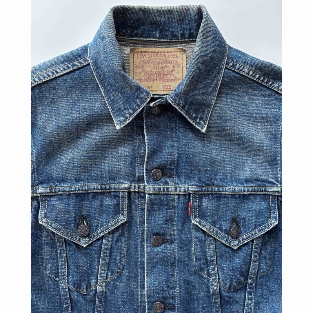 Levi's - Levi's 90s 日本製 557 3rd デニムジャケット 38の通販 Levi's - Levi's 90s 日本製 557 3rd デニムジャケット 38の通販