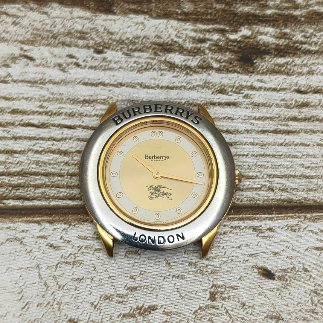 BURBERRY - BURBERRY LONDON 時計 SWISS 4100 ゴールド ジャンク BURBERRY - BURBERRY LONDON 時計 SWISS 4100 ゴールド ジャンク