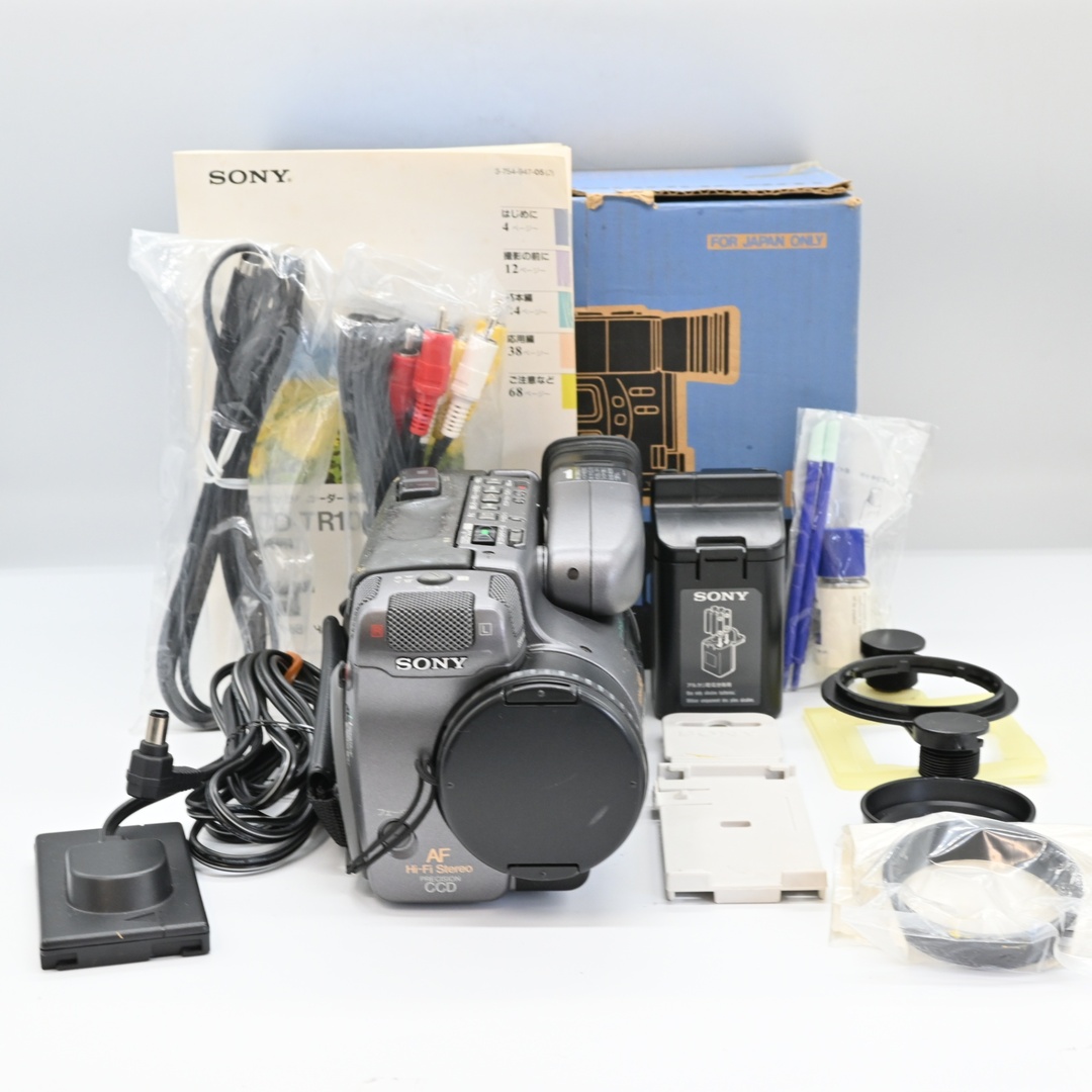 難有品】Sony CCD-TR1000 Hi8 ビデオカメラレコーダーの通販 by 難有品】Sony CCD-TR1000 Hi8 ビデオカメラレコーダーの通販 by