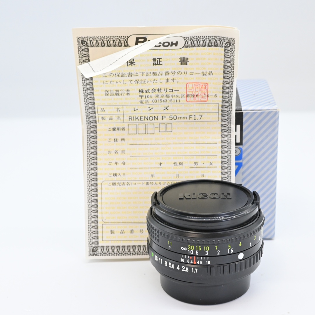 難有品】RICOH XR RIKENON 50mm F1.7の通販 by SOREA-カメラ機材 難有品】RICOH XR RIKENON 50mm F1.7の通販 by SOREA-カメラ機材