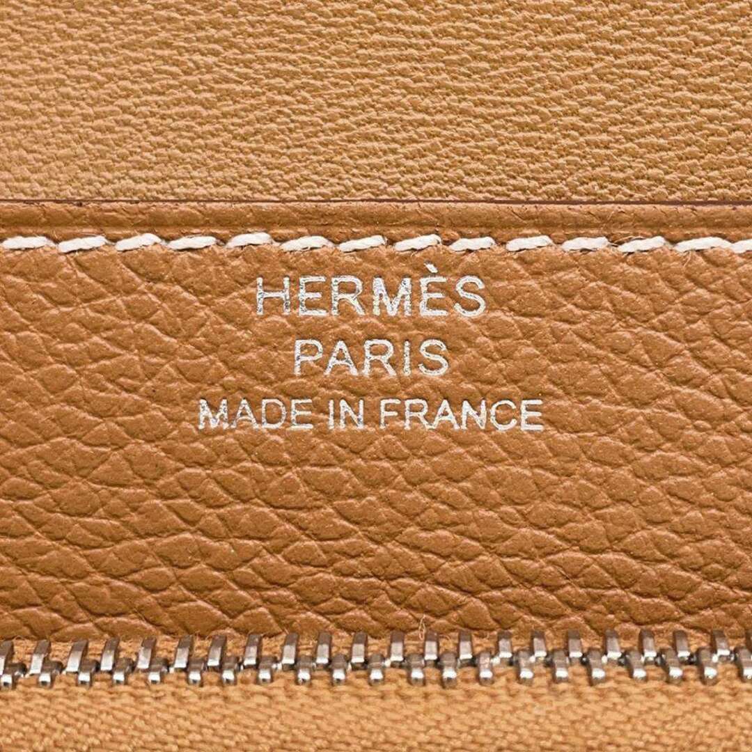 HERMES - エルメス 二つ折り財布 ドゴン コンパクト ゴールド HERMES - エルメス 二つ折り財布 ドゴン コンパクト ゴールド