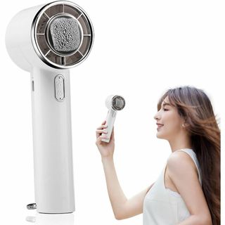 ハンディファン 冷却プレート搭載 携帯扇風機 冷感 手持ち扇風(扇風機)