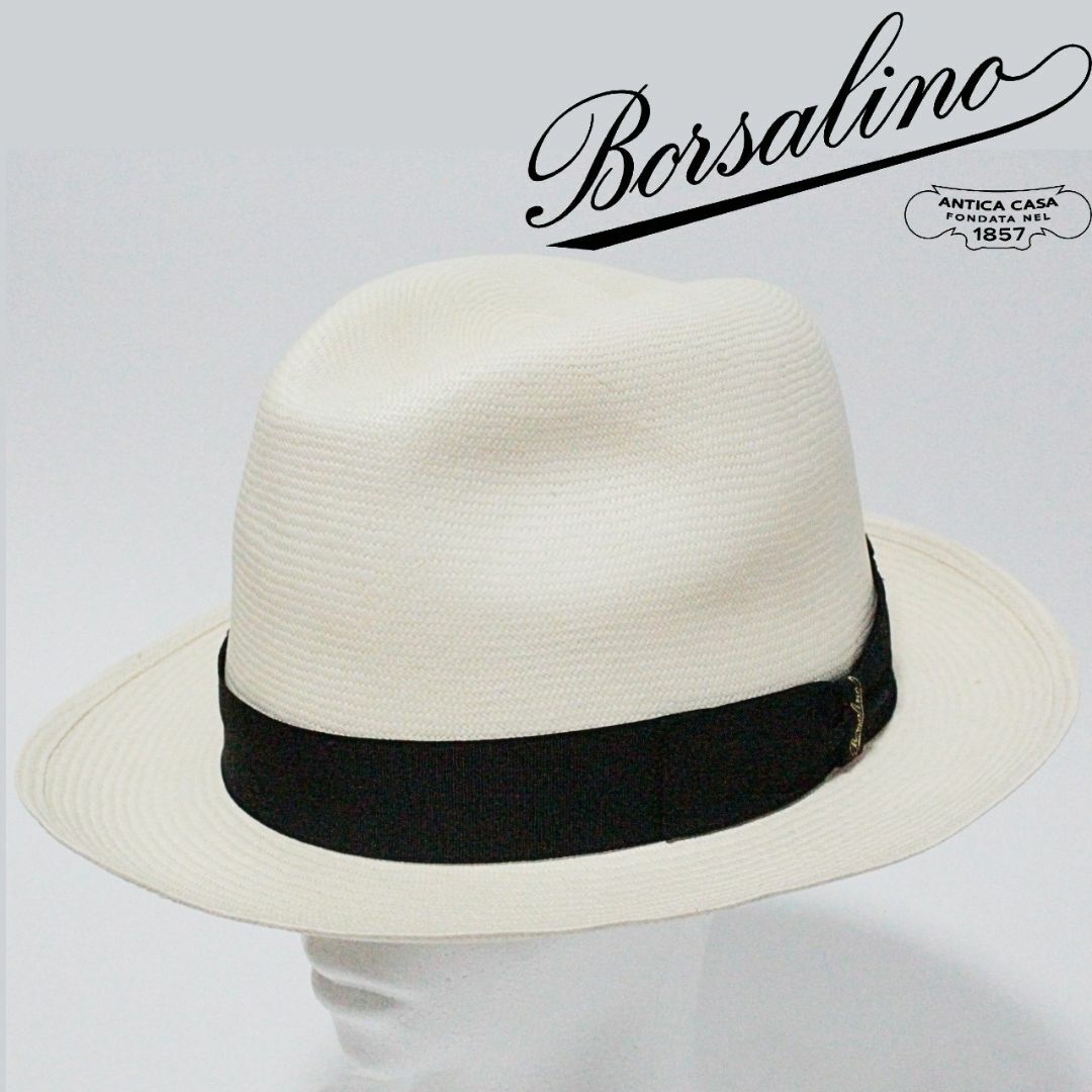 Borsalino - 新品 ボルサリーノ 79200円 ミドルブリム パナマ Borsalino - 新品 ボルサリーノ 79200円 ミドルブリム パナマ