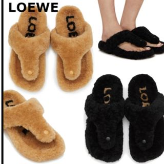 LOEWE - ロエベ ファートングサンダル キャメル37の通販 by LOEWE - ロエベ ファートングサンダル キャメル37の通販 by