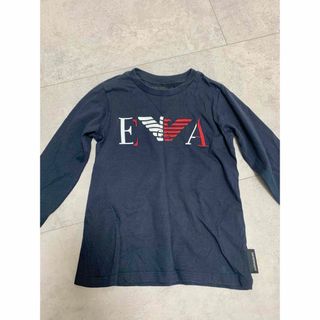 エンポリオアルマーニ(EMPORIO ARMANI)のEMPORIO ARMANI キッズ　ネイビー 長袖カットソー(Tシャツ/カットソー)