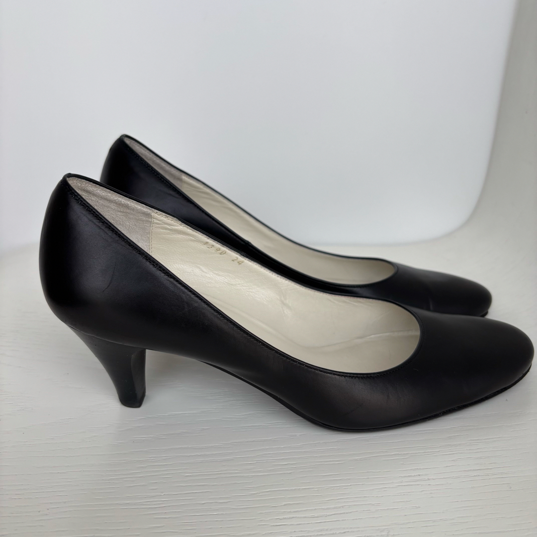 MARGARET HOWELL - MARGARET HOWELL idea 黒 ヒールパンプス MARGARET HOWELL - MARGARET HOWELL idea 黒 ヒールパンプス