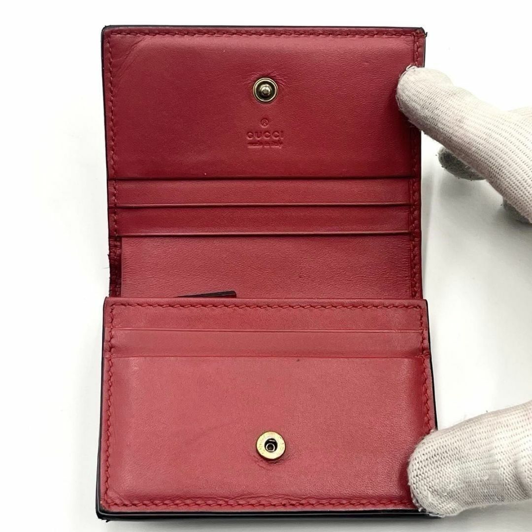GUCCI - 付属品有 グッチ チェリー 二つ折り財布 ggスプリーム GUCCI - 付属品有 グッチ チェリー 二つ折り財布 ggスプリーム