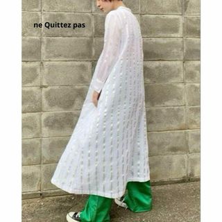 ne Quittez pas - ヌキテパ コットンボイルアラベスクプリント ne Quittez pas - ヌキテパ コットンボイルアラベスクプリント