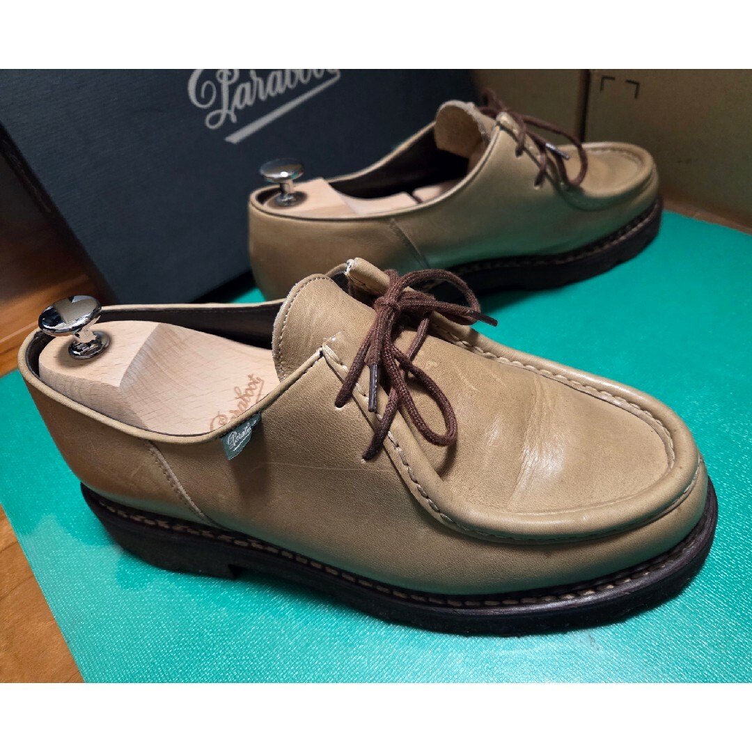 Paraboot - 【希少カラー】Paraboot パラブーツ ミカエル カーキ Paraboot - 【希少カラー】Paraboot パラブーツ ミカエル カーキ